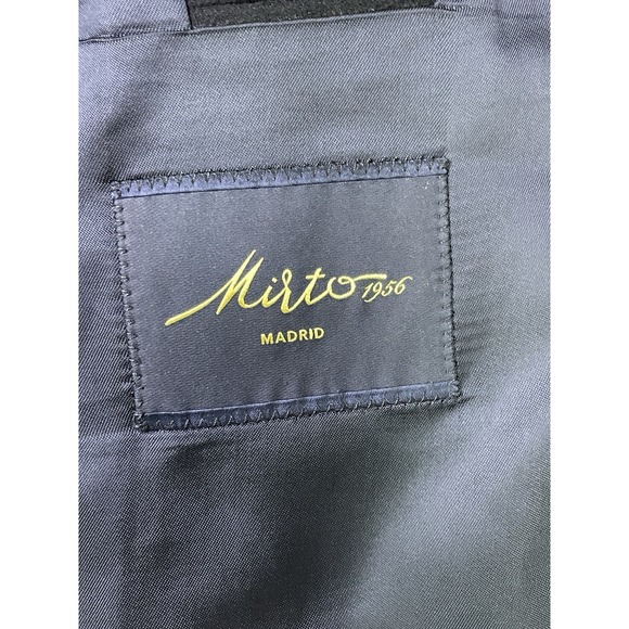 Mirto 1956 Men's Deep Navy Blazer Jacket Loro Piana Cashmere Size 44 Length 29 - Picture 5 of 14